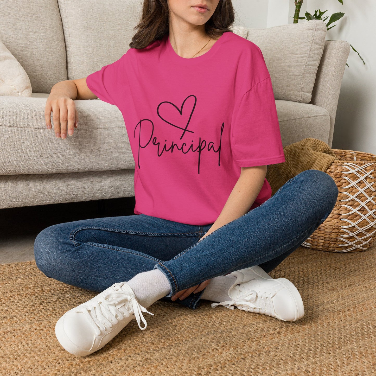Principal Shirt with Heart | Principal Appreciation Gift Tee