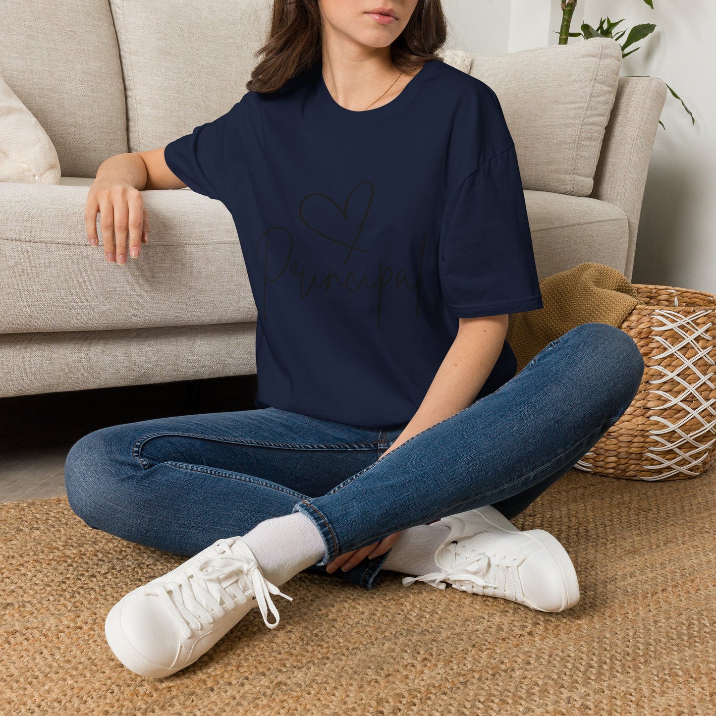 Principal Shirt with Heart | Principal Appreciation Gift Tee