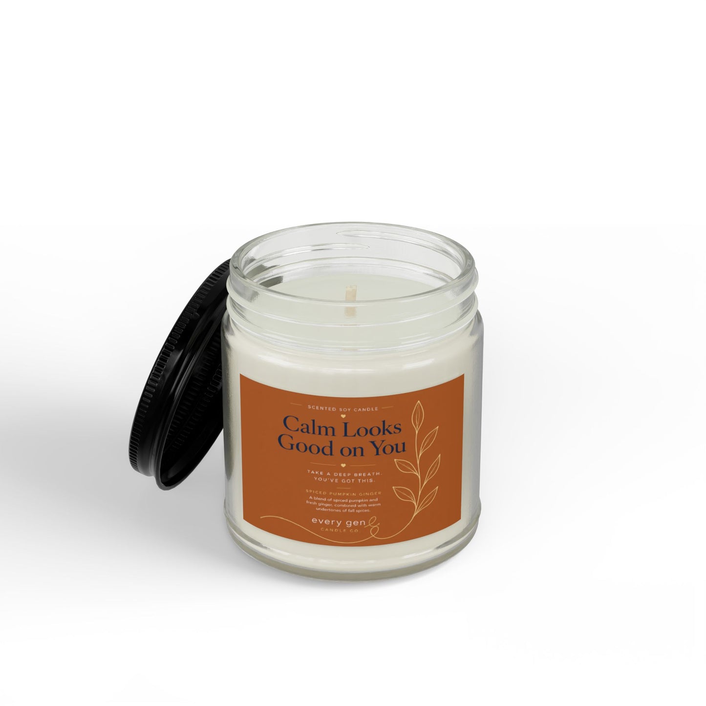 Calm Looks Good on You Pumpkin Ginger Candle | Every Gen