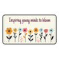Inspiring Young Minds to Bloom Floral Desk Mat — Teacher Gift Desk Pad