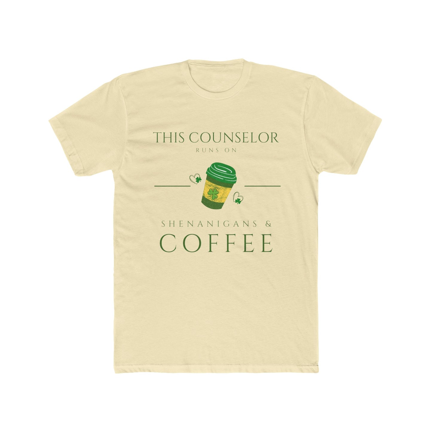 This Counselor Runs on Coffee Tee | Coffee Cup Illustration, School Staff Shirt | Every Gen