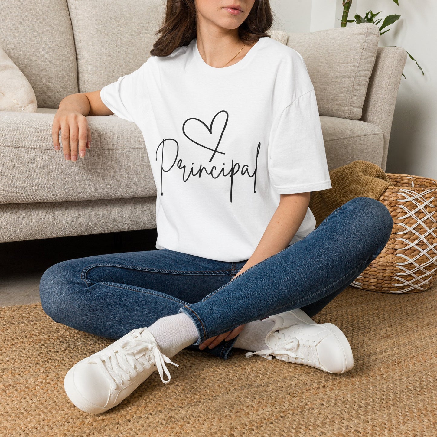 Principal Shirt with Heart | Principal Appreciation Gift Tee