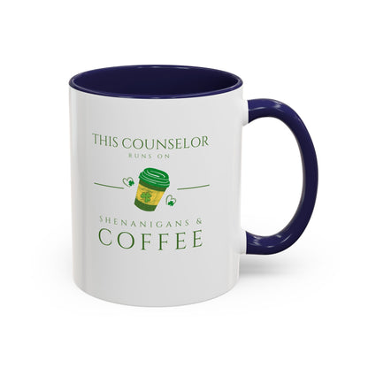 Personalized Profession Mug | This Counselor Survives on Chaos and Caffeine | Funny Custom Job Mug | Every Gen