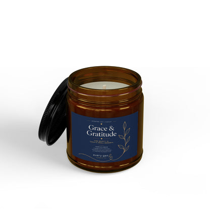 Grace & Gratitude Vanilla Bean Soy Candle | Every Gen