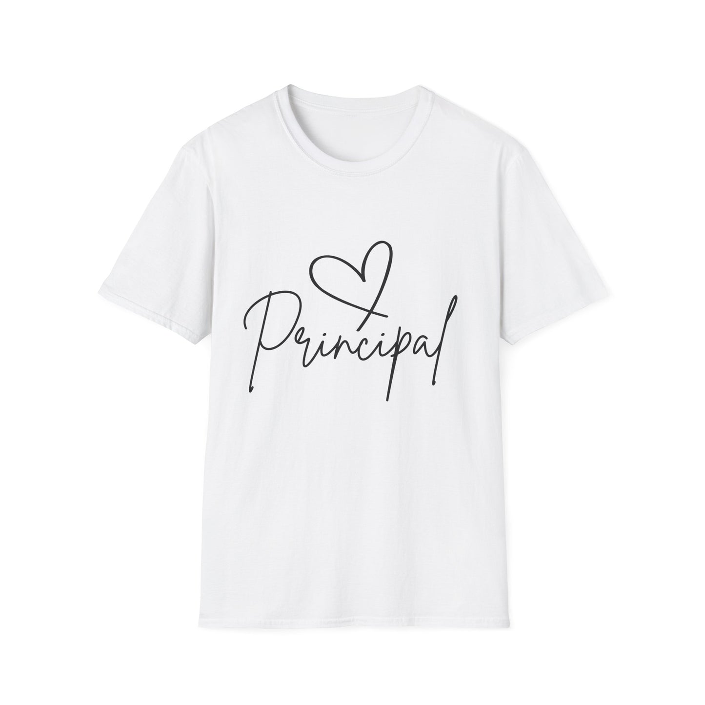 Principal Shirt with Heart | Principal Appreciation Gift Tee