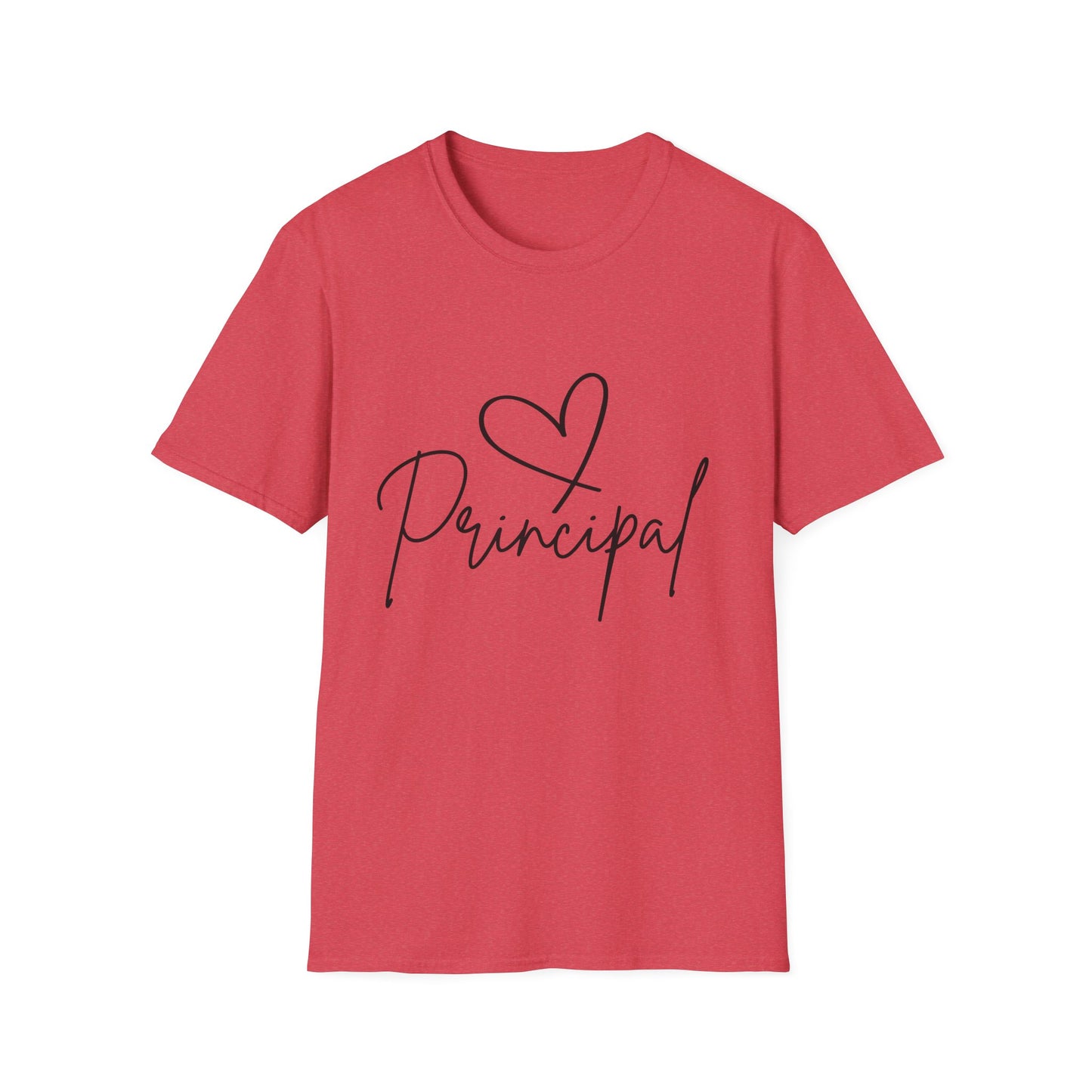 Principal Shirt with Heart | Principal Appreciation Gift Tee