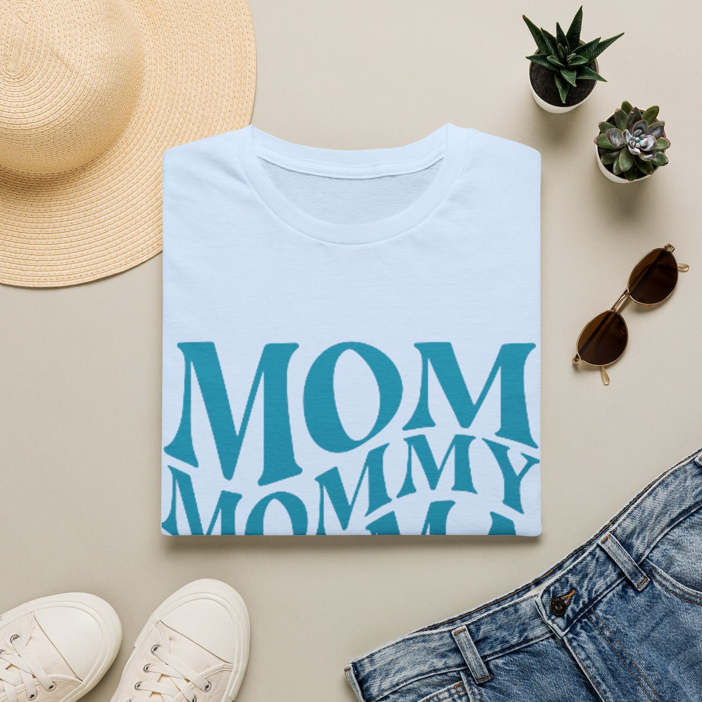 Mom Mommy Mama Mother Shirt | Stacked Type Mom Tee | Every Gen