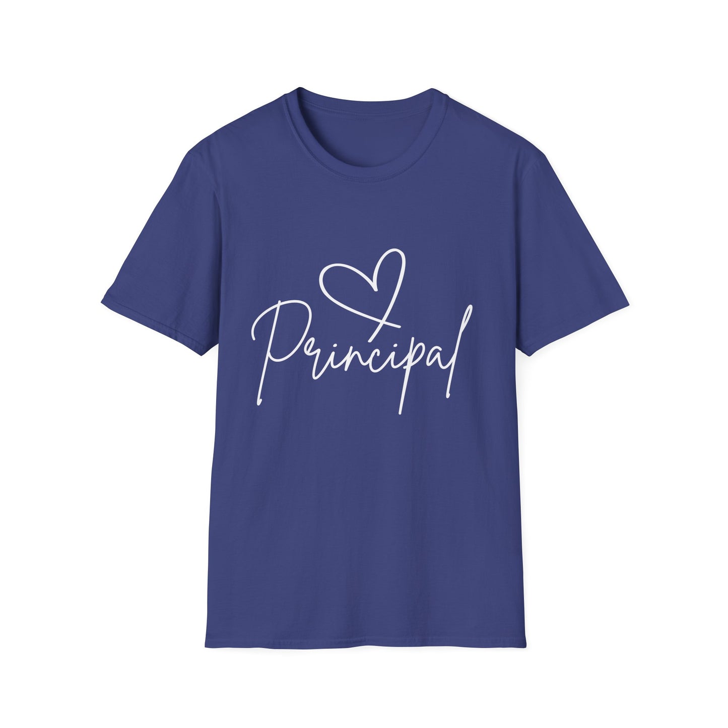 Principal Shirt with Heart | Principal Appreciation Gift Tee