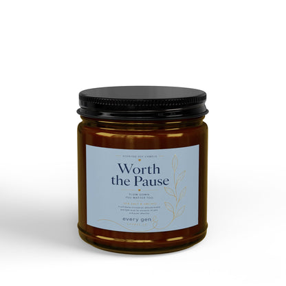 Worth the Pause Sea Salt Orchid Candle | Every Gen