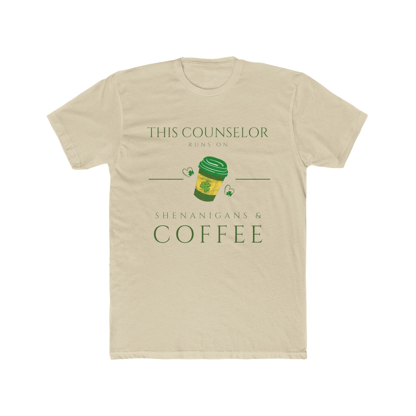 This Counselor Runs on Coffee Tee | Coffee Cup Illustration, School Staff Shirt | Every Gen