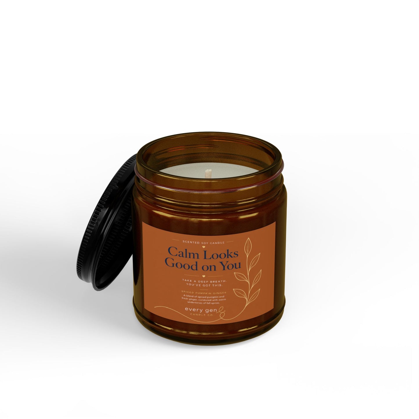 Calm Looks Good on You Pumpkin Ginger Candle | Every Gen