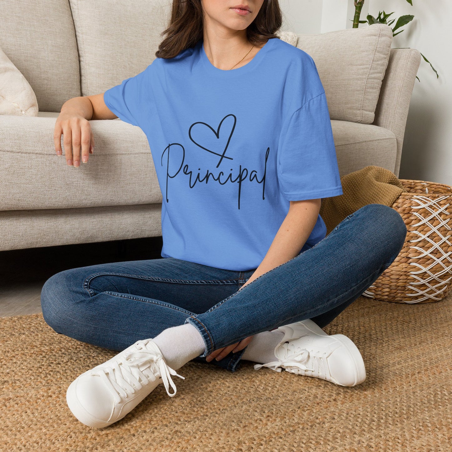 Principal Shirt with Heart | Principal Appreciation Gift Tee
