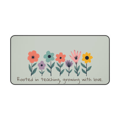 Rooted in Teaching Desk Mat