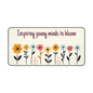 Inspiring Young Minds to Bloom Floral Desk Mat — Teacher Gift Desk Pad