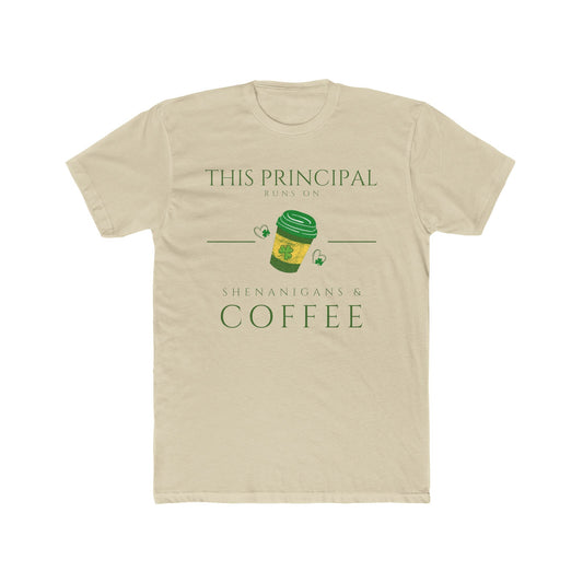 This Principal Runs on Coffee Tee | Coffee Cup Illustration, School Staff Shirt | Every Gen