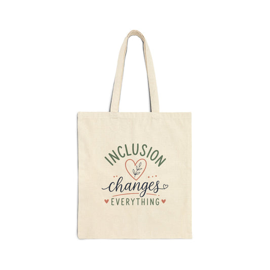 Inclusion Changes Everything Tote Bag – Special Education Teacher Gift | Every Gen