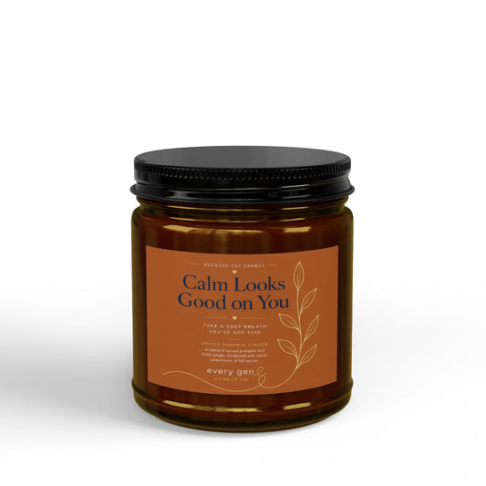 Calm Looks Good on You Pumpkin Ginger Candle | Every Gen