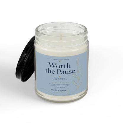 Worth the Pause Sea Salt Orchid Candle | Every Gen