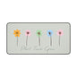 Plant Teach Grow Neoprene Desk Mat | Pastel Floral Teacher Gift | Anti-Slip Desk Pad |