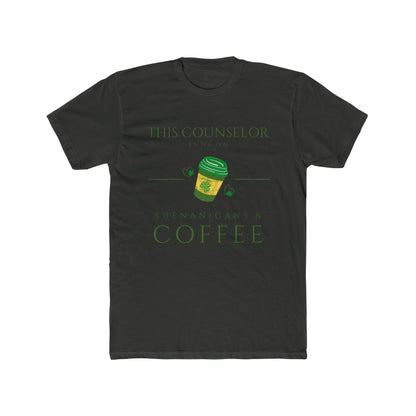 This Counselor Runs on Coffee Tee | Coffee Cup Illustration, School Staff Shirt | Every Gen