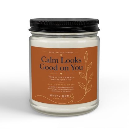 Calm Looks Good on You Pumpkin Ginger Candle | Every Gen