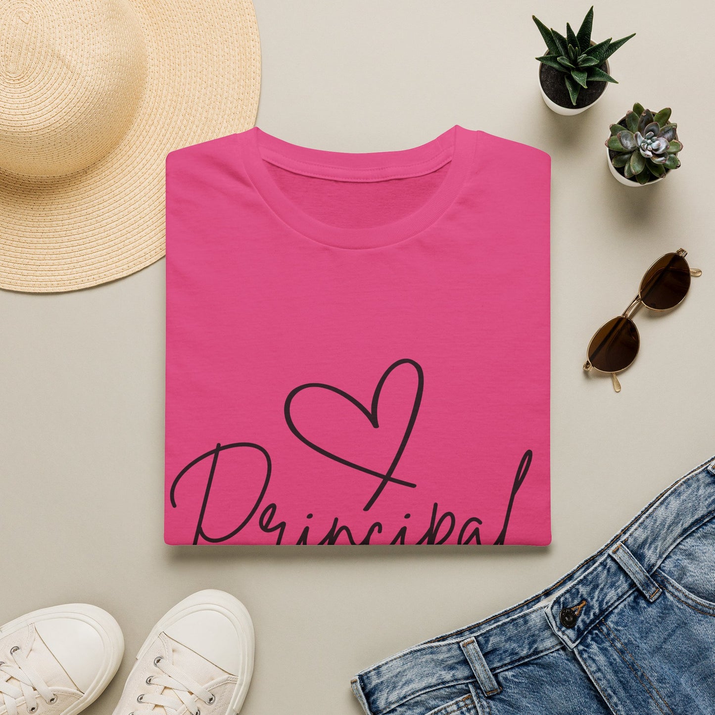Principal Shirt with Heart | Principal Appreciation Gift Tee